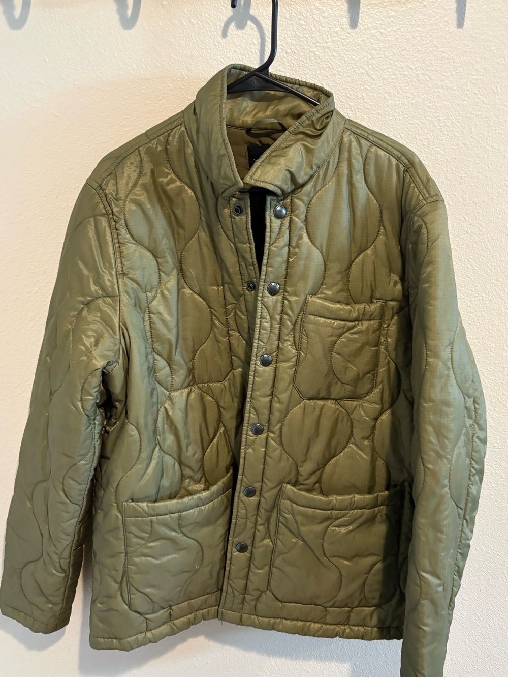 Lucky Brand Olive Green Quilted Liner Jacket